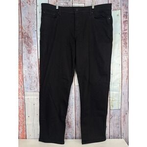 Lucky Brand 363 Vintage Straight Black Jeans Men W44 L34 Cool Max Stretch